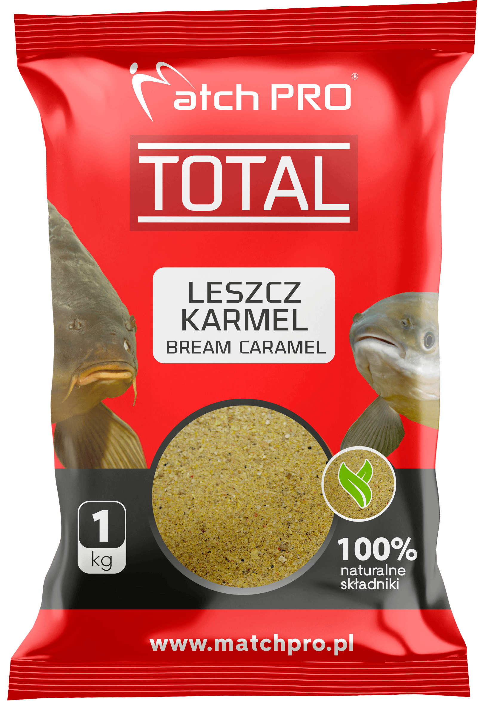 TOTAL LESZCZ KARMEL Zanęta MatchPro 1kg 0