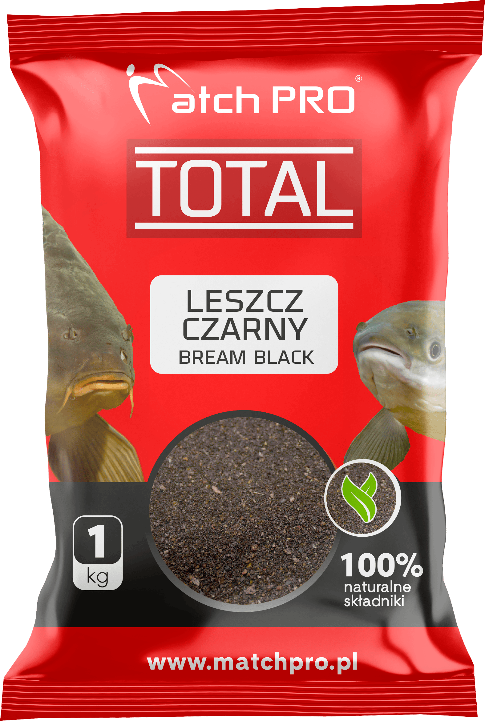 TOTAL LESZCZ CZARNY Zanęta MatchPro 1kg 0