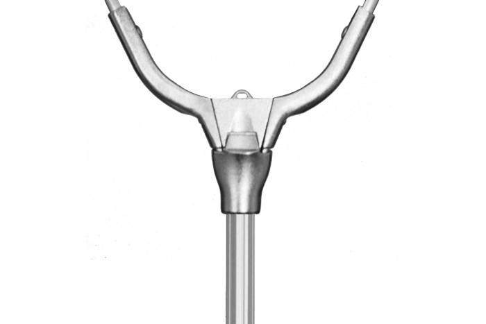 Podbierak Delphin - metalowy blok podgumowana siatka 3