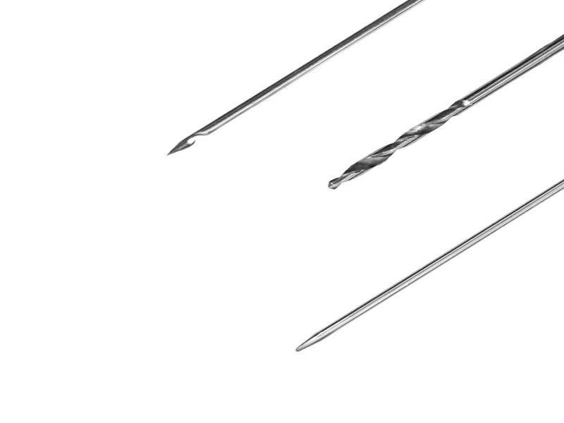 Zestaw igieł i wierteł Delphin SLIM 1