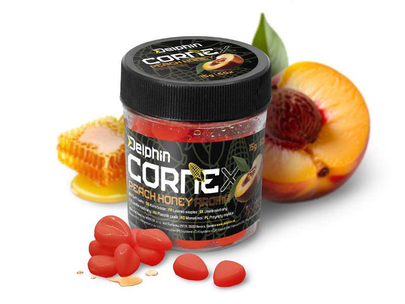 Sztuczna przynęta Delphin CorneX Pop Up / Miód - brzoskwinia 0