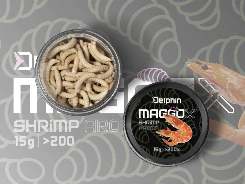 Sztuczna przynęta Delphin MaggoX Pop Up / Krewetka 1