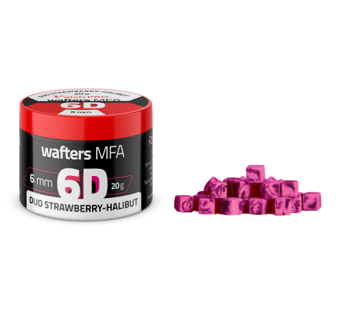 6D WAFTERS MFA DUO STRAWBERRY-HALIBUT 20g 0