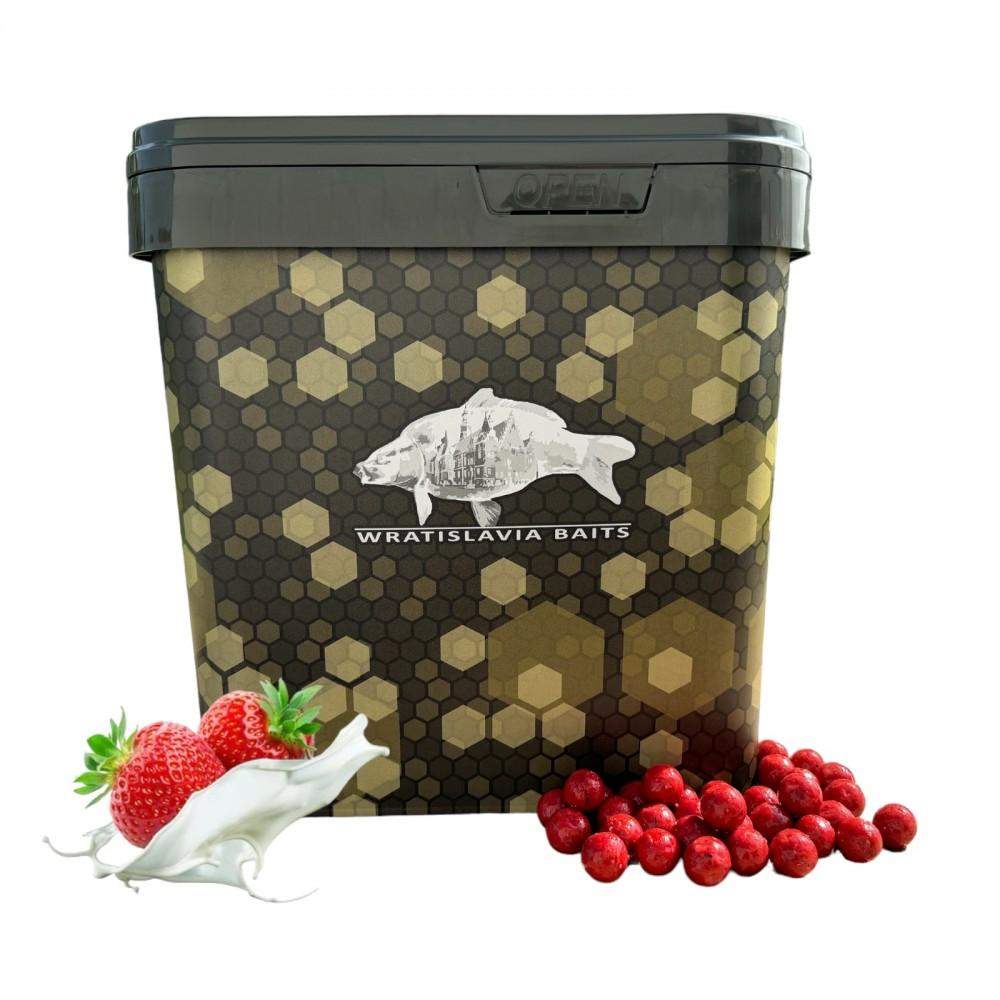 ECO BOILIES TRUSKAWKA / ŚMIETANKA 10kg - WIADERKO 0