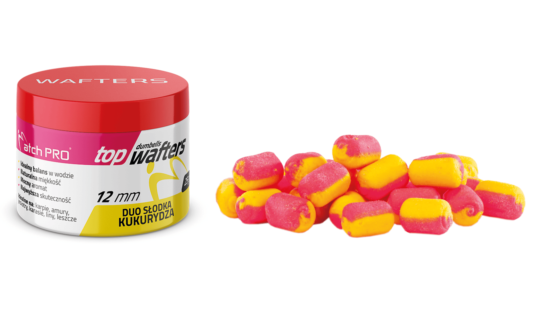 TOP DUMBELLS WAFTERS DUO SWEETCORN 10mm 25g MatchPro 0