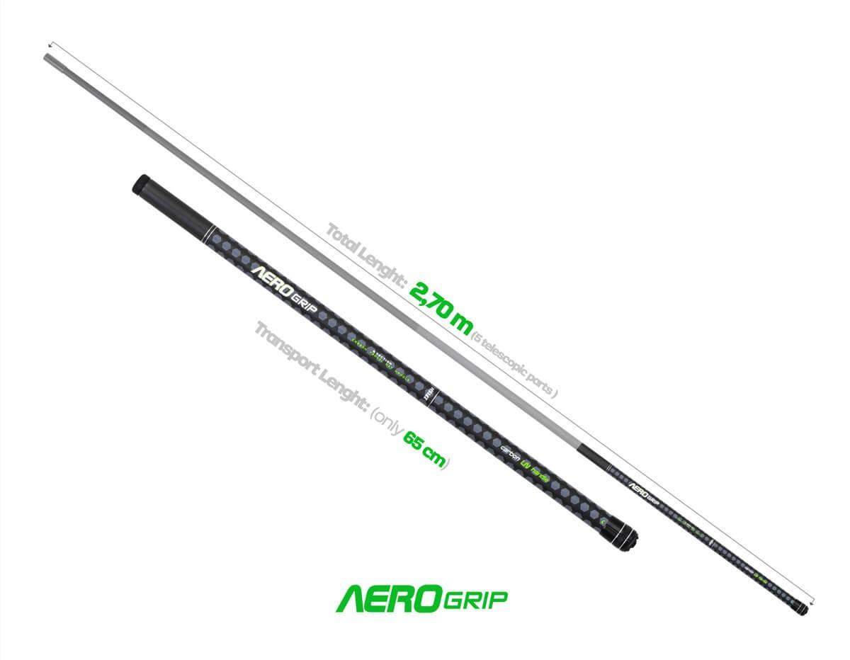 Sztyca do Podbieraka Aero Grip Travel Handle 2.70m 1